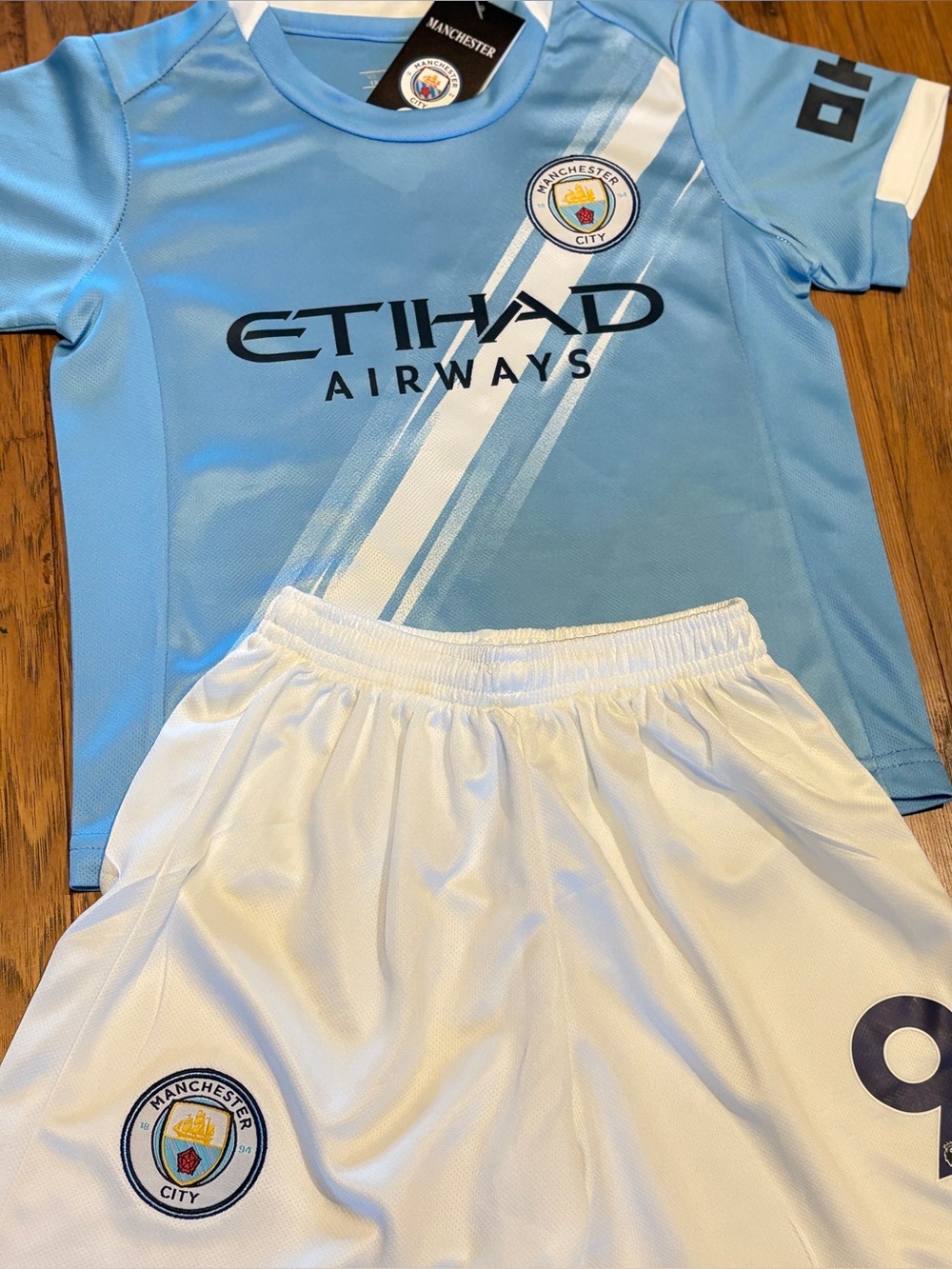Haaland Jersey Soccer Kids Manchester City 3T 4T 5T 6T XS small Medium Large XL